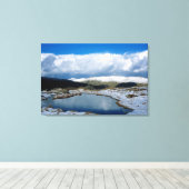 Helvellyn England Holiday Card Canvas Afdruk (Insitu (Houten vloer))