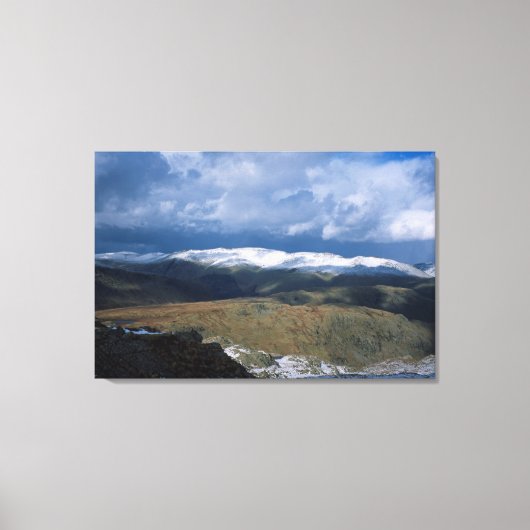 Helvellyn England Holiday Card Canvas Afdruk (Voorkant)