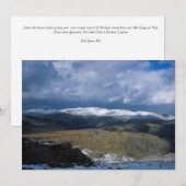 Helvellyn England Holiday Card Feestdagenkaart (Voorkant / Achterkant)