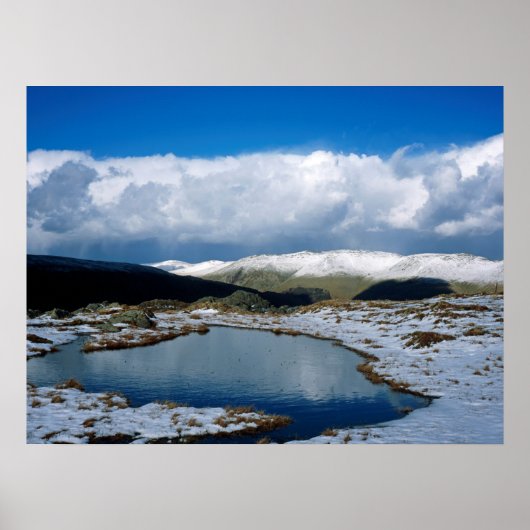 Helvellyn England Holiday Card Poster (Voorkant)