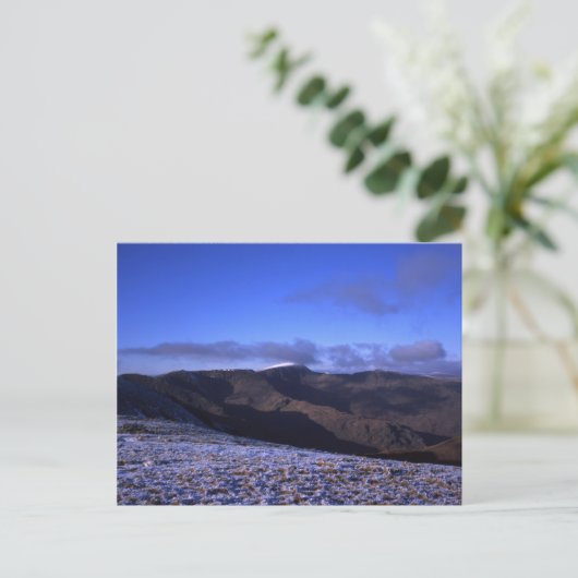 Helvellyn top van Fairfield Lake District Briefkaart (Staand voorkant)