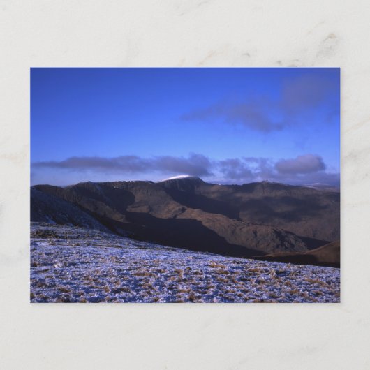 Helvellyn top van Fairfield Lake District Briefkaart (Voorkant)