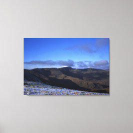 Helvellyn Winter Holiday Card Canvas Afdruk