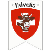 Helvetia Party Bunting Banner (Tweede vlag)