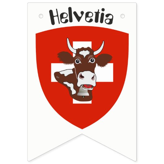 Helvetia Party Bunting Banner (Tweede vlag)