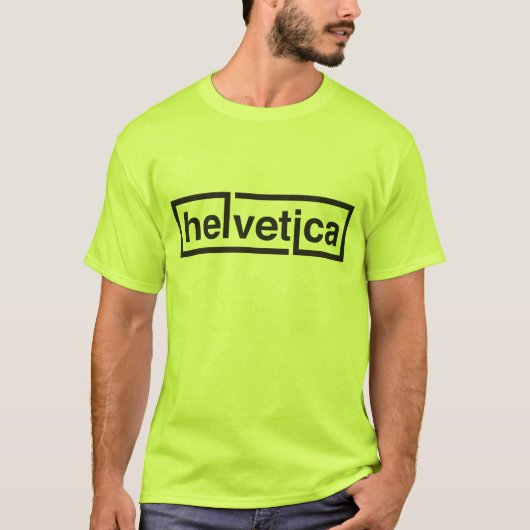 Helvetica Artist Shirt! T-shirt (Voorkant)
