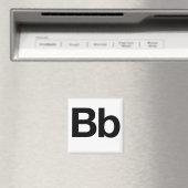 Helvetica Bb Magneet (Insitu (Vaatwasser))