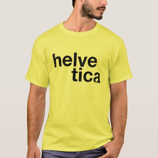 helvetica bk t-shirt (Voorkant)