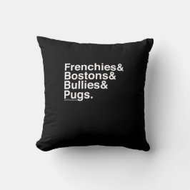 Helvetica Dogs Pillow Kussen
