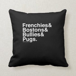 Helvetica Dogs Pillow Kussen