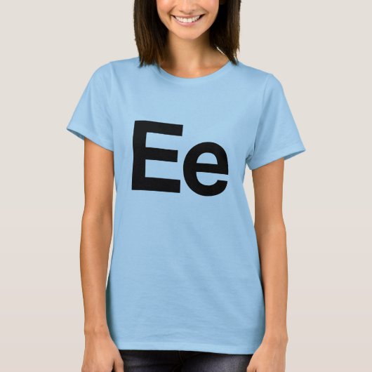 Helvetica Ee T-shirt (Voorkant)