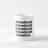 Helvetica en koffiemok (Center)