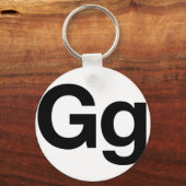 Helvetica Gg Sleutelhanger (Voorkant)