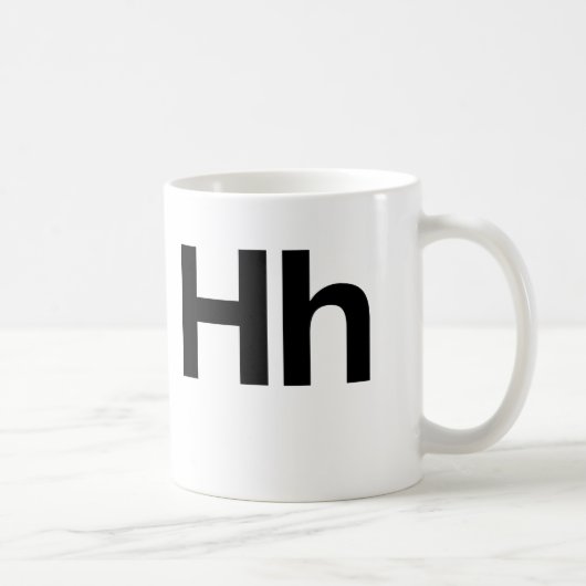 Helvetica Hh Koffiemok (Rechts)