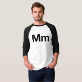 Helvetica mm t-shirt (Voorkant volledig)
