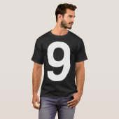 Helvetica Nine voor donkere ogen T-shirt (Voorkant volledig)