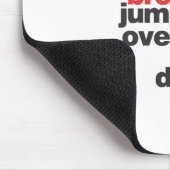helvetica-quickbrownfox.ai muismat (Hoek)