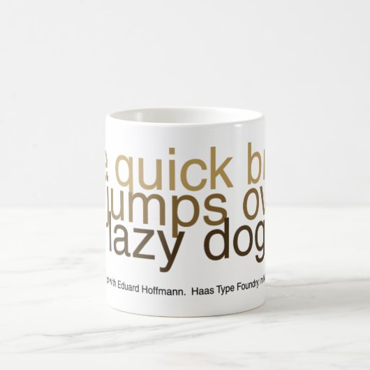 Helvetica Reigns Coffee Mok (Center)