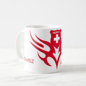 helvetica-rot, 1291, SCHWEIZ Koffiemok (Voorkant links)