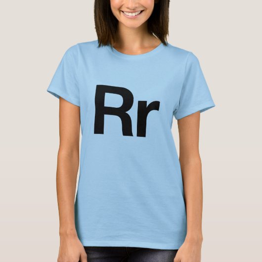 Helvetica Rr T-shirt (Voorkant)