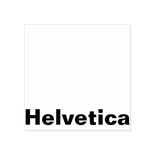 HELVETICA RUBBERSTEMPEL (Afrduk)