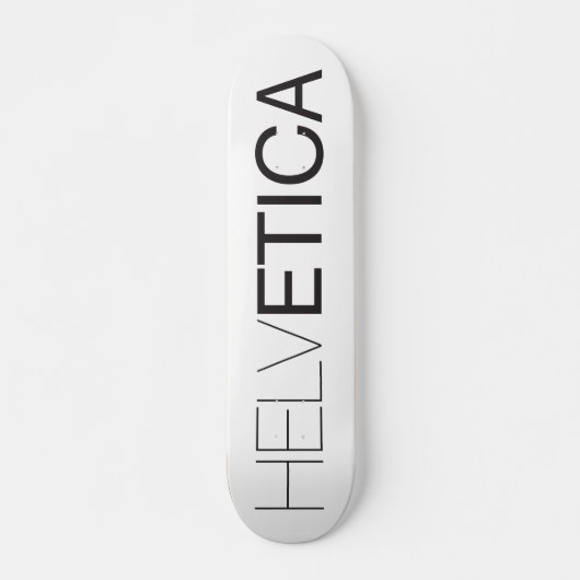 Helvetica Skateboard (Voorkant)