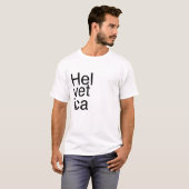 Helvetica T-shirt (Voorkant volledig)