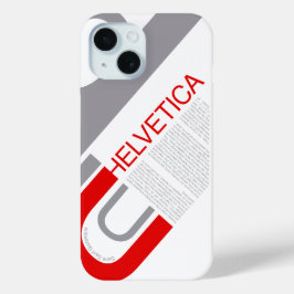 Helvetica Typography | Design iPhone 15 Case