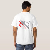Helvetica Typography | Design T-shirt (Achterkant volledig)