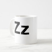 Helvetica Zz Koffiemok (Voorkant links)