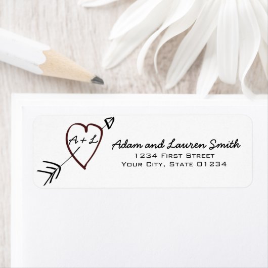 Hem + Haar adres  label (Insitu)