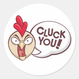 Hem je op! ronde sticker