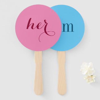 Hem of haar? Bruid bruidegom douche spel peddels Handwaaier