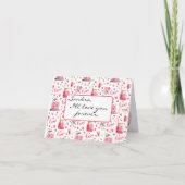 Hem of Haar, Valentijnsdag Liefdeshartjes Kaart (Voorkant)