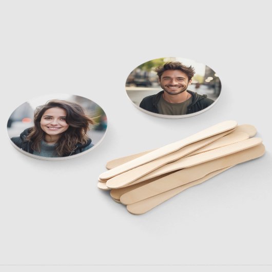 Hem of Haar Vrijgezellenfeest Spel, Bruid of bruid Handwaaier (Niet-gemonteerd)