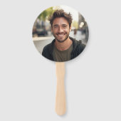 Hem of Haar Vrijgezellenfeest Spel, Bruid of bruid Handwaaier (Achterkant)