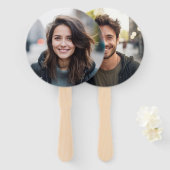 Hem of Haar Vrijgezellenfeest Spel, Bruid of bruid Handwaaier (Voorkant en achterkant)