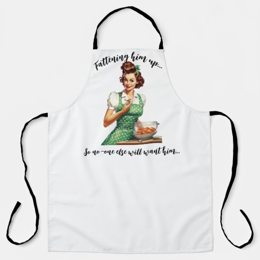 Hem opfokken... schort (Voorkant)