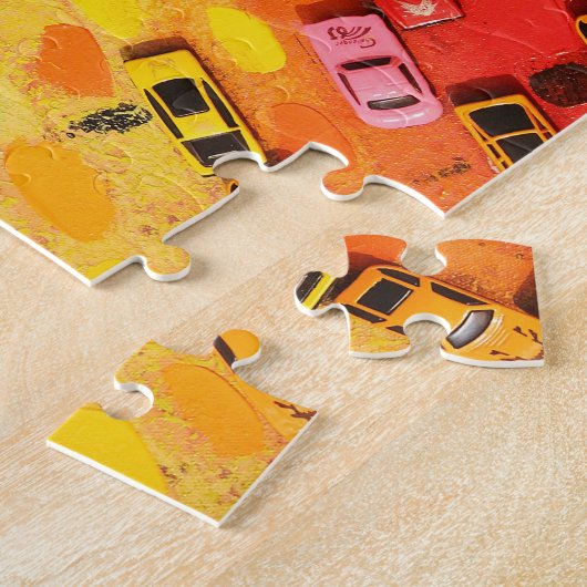 HEM! Puzzle - Auto's, snelle auto's, heldere kleur Legpuzzel (Zijkant)