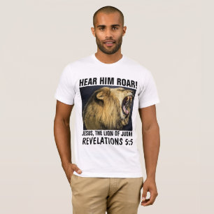 HEM ROEREN HOREN! JESUS, LEEUW VAN JUDA T-Shirts