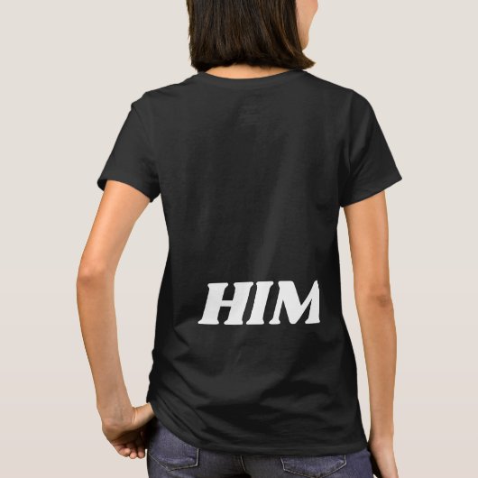 Hem T-shirt paar [CC-CatCow] (Achterkant)