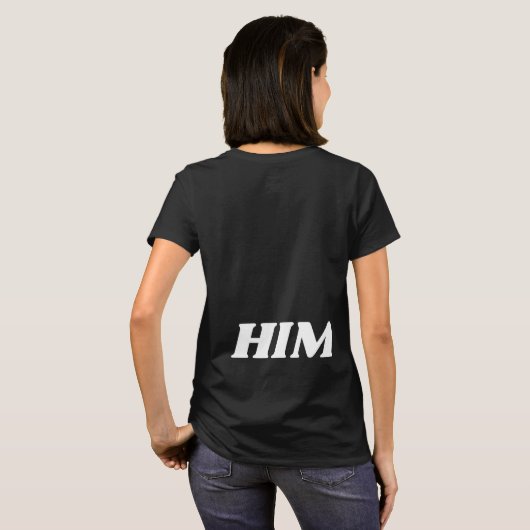 Hem T-shirt paar [CC-CatCow] (Achterkant volledig)