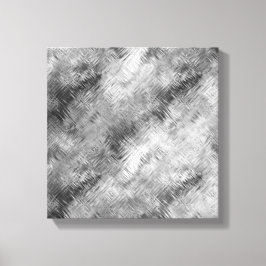 Hematiet Grijs Gekrabbeld Textuur Canvas Afdruk