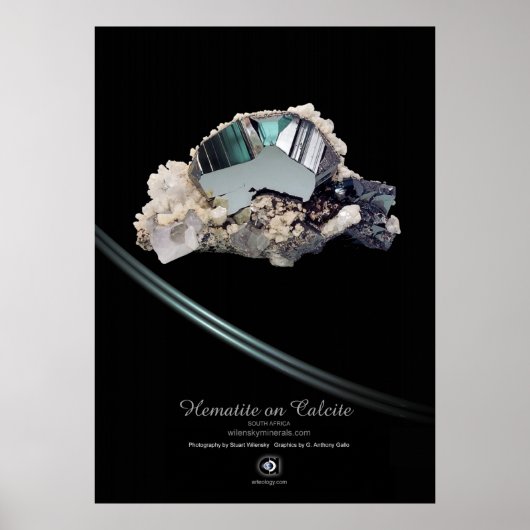 HEMATITE CALCITE POSTER (Voorkant)