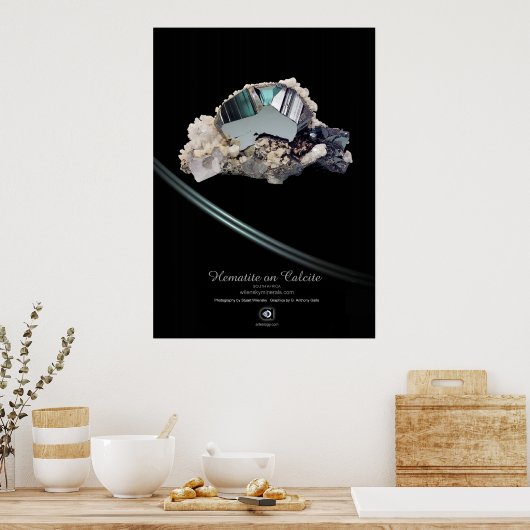 HEMATITE CALCITE POSTER (Keuken)