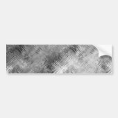 Hematite grijze gekramde textuur bumpersticker (Voorkant)