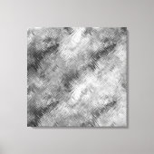 Hematite grijze gekramde textuur canvas afdruk (Voorkant)