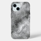 Hematite grijze gekramde textuur Case-Mate iPhone case (Achterkant)