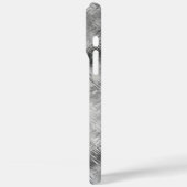 Hematite grijze gekramde textuur Case-Mate iPhone case (Achterkant / Links)