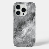 Hematite grijze gekramde textuur Case-Mate iPhone case (Achterkant)